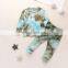 Baby Clothes Tie-dye Ribbed Long Sleeve  Tops + Long Pants 2pcs Outfit Children Boy Girl Casual Clothes Kids Clothing