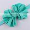 Newborn kids boutique hair accessories elastic hair bands baby chiffon headbands with big bowknot
