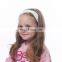 Girl Solid Nylon headband Kids concise handmade headwear 10colors