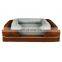 Natural Modern Plush China Extra Luxury Large Square Grey Hot Cheap Portable Faux Fur Pet Dog Cat Bed Sofa
