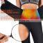 Women Sauna Yoga Pant Capris Fat Control Sweat Legging with Waist Trainer Belt Hot Sweat Pants