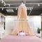 Cotton Round Dome Bed Canopy Draper Bedcover Kids Play Tent  for Reading Mosquito Net Curtain