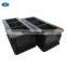 100mm ABS Plastic Three Gang Concrete Cube Moulds,Cement Mortar Mold,Black Cube Mould for Concrete