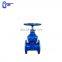 DIN soft seal ductile iron blue gate valve