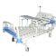 Hospital care bed factory supply aluminium guardrail manual operation one function home care beds