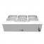 Heating Fast Big Electric Food Warmer Commercial Bain Marie Kitchen Equipment With 6 Pots
