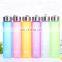 Small Capacity 280ML Easy Grasp Slim Plastic water Bottle with soft handle Frosted Bpa Free Bottles