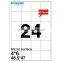 SINMARK 4.9*4.7cm Mirror surface A4 self adhesive sticker paper