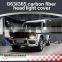 G class w463 carbon finber headlight cover with led day running lights for G63 G65 carbon finber  lights cover