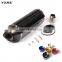 Universal carbon fiber stainless steel inlet size 51mm BM045CC muffler silence exhaust pipe
