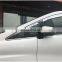 Chrome door visor side window deflector shade sun rain shield silver strips guard for Toyota Alphard 2015