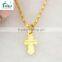 Gold color cross pendant