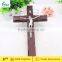 Hand Carved Wood Wall Crucifix