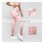 Women Gold Print Leggings No Transparent Exercise Fitness Leggings Push Up Workout Female Pants