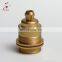 Brass lamp holder e27 ceiling light holder with rings