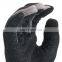 Palm silica gel touch screen black work mechanic gloves for driver