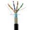 JELLY FILLED UTP CAT5 CAT5E LAN CABLE 305M 1000FT FTP Cat5e 24AWG Lan Cable 4 pair BC CCA