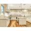 Custom high quality stainless steel design modern apartment accessories natural wood accent kitchen cabinet