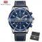 Mini Focus MF0175G Original Men Quartz Wristwatch Waterproof Chrono Date Leather Strap Classic Watch for Men