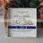 2016 Moat Popular Arabic Flocking Square Wedding Invitation with Box