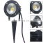 10W Waterproof Light LED Lawn Lamp Landscape Spot Light IP65 110v/220v/12v Outdoor Spike Light For Garden