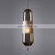 Nordic frosted glass ball pendant lamp hotel restaurant decorative chandelier modern smoke grey glass pendant light