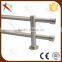 Famous style hot sell metal material silver/nickel curtain rods/curtain poles