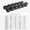 Custom logo Home Use Fitness Gym Equipment Rubber Iron 2.5-30kg Black Round dumbbell Set