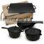 TRIONFO cast iron camping pans and pots