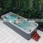 outdoor garden underground a acrylic swimming pool