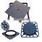 Ductile iron GGG50 cast iron manhole cover with frames