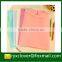 A4 PP Plastic Waterproof Candy Colored Smile Document bag/ Envelope Folder