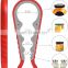 Jar Opener, 5 in 1 Multi Function Can Opener Bottle Opener Kit with Silicone Handle