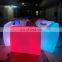 LED circle bar table counter portable bar table led event furniture/commercial illuminated glow led bar table counter furniture
