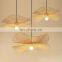 Best Price Unique Woven Bamboo Lampshade Natural Wicker Pendant light, Ceiling light decor Wholesale