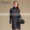 Wholesale 100% Cashmere Turtleneck Long Dress Solid Color Women's Casual Sweater for Winter Knitted OEM Service