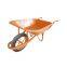 WB6400 Heavy Duty Garden Construction Wheelbarrow Sri Lanka South Africa Wheel Hot-selling Barrow with Load 100kg Solid Wheel Wheel Garden Construction
