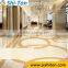 Fashion full polished glazed porcelain tile white marble artificial floor tile