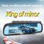 Rearview mirror Car DVR with 8-inch HD LCD srcreen capcitive screen WIFI connected