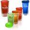 plastic coffee tumbler with full wrap printing