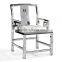 Stainless steel handrails hotel lobby chairs