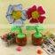 Soft Electronic Flower Singing Toy/Stufferd Toy Flower with Sound Sensor Controll