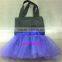 2016 newly design purple girls tutu bags,Halloween kids lovely tutus bag,little toddlers lace dancing tote bags