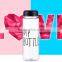 500ml my bottle plastic fruit Infuser Water Bottle Tritan material hot sale