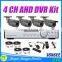 AHD CCTV Camera-Analog High Definition CCTV Camera 1080P AHD DVR Support CCTV Analog, 4 ch alarm security systems