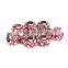 Hot Selling Rhinestone 10 pcs Fushia Color Glass Beads Loose Beads