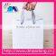 high end nice looking white paper with silver logo