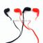 high quality popular flat cable earphone with mic for mobile, and mp3/mp4 player