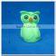 New design plastic mini owl piggy bank
