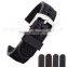 22mm black diver Rubber watch strap Wholesale 3PCS